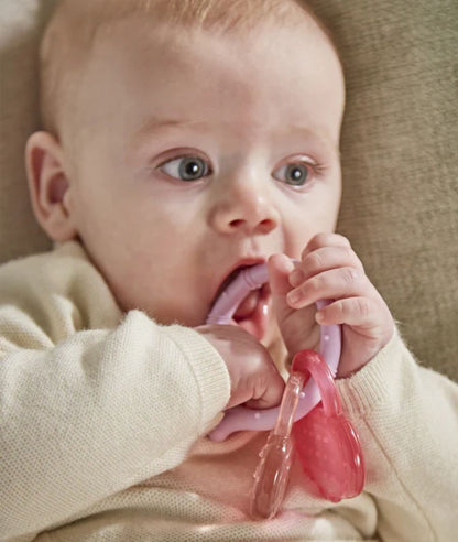 Matchstick Monkey Ice Cooling Teether Dusty Pink from 3 months – Image 2