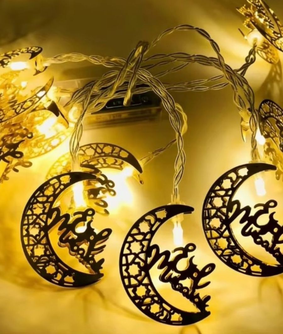 Eid Mubarak Decor Moon Light