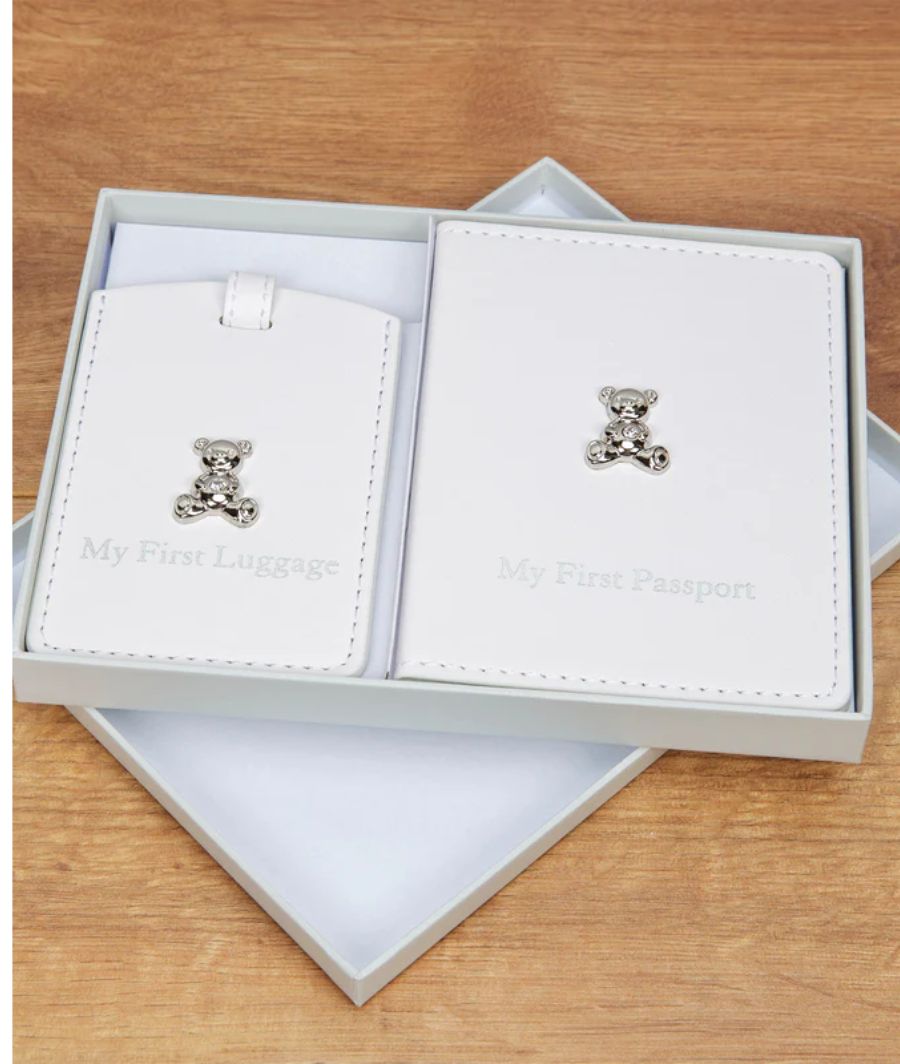 My First Passport &amp; Luggage Tag - White – Image 3