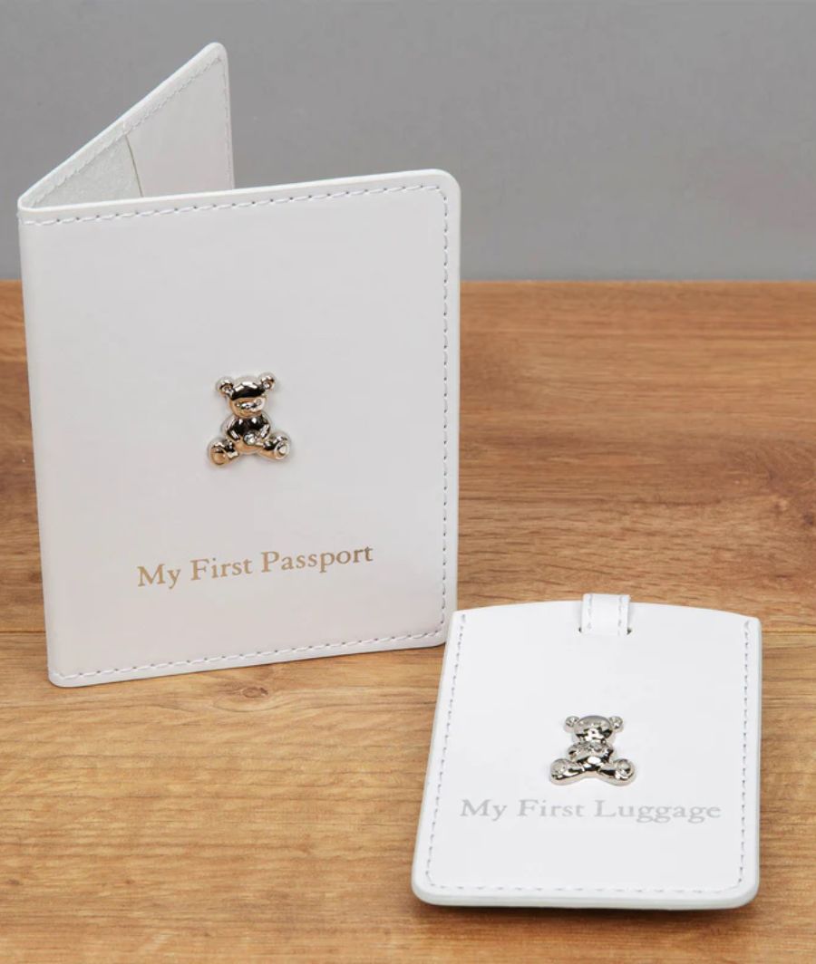 My First Passport &amp; Luggage Tag - White – Image 2