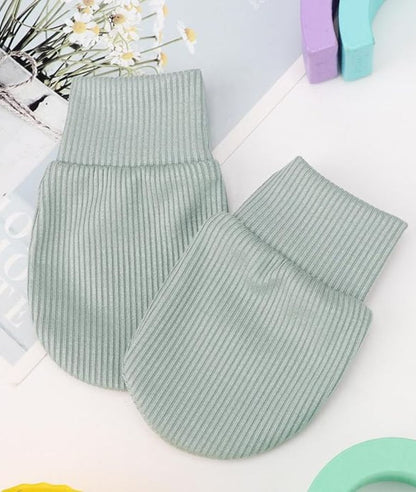 Newborn Baby Mittens Infant Gloves No Scratch Mittens Cotton Gloves for 0-6 Months – Image 6