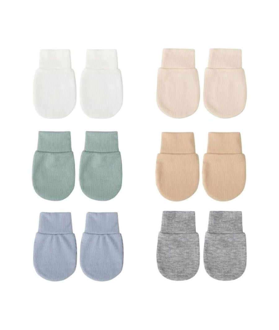 Newborn Baby Mittens Infant Gloves No Scratch Mittens Cotton Gloves for 0-6 Months