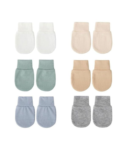 Newborn Baby Mittens Infant Gloves No Scratch Mittens Cotton Gloves for 0-6 Months