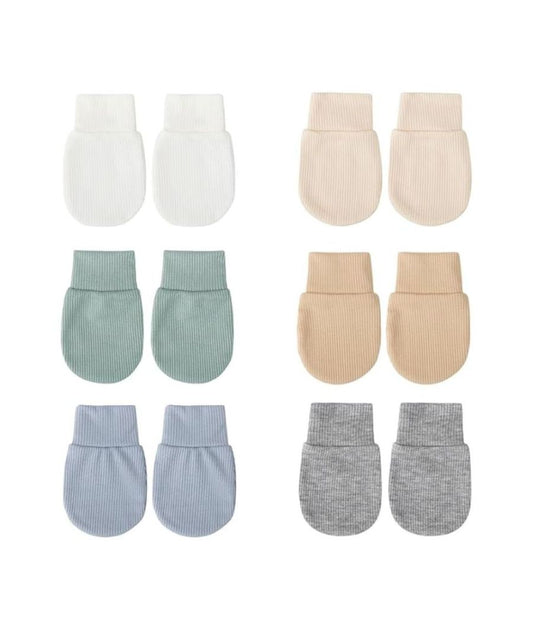 Newborn Baby Mittens Infant Gloves No Scratch Mittens Cotton Gloves for 0-6 Months