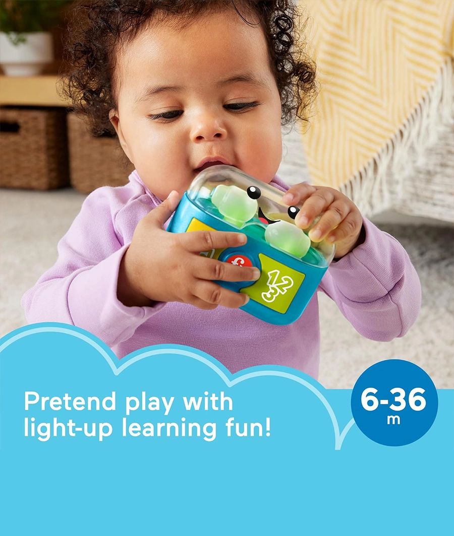 Fisher-Price Baby &amp; Toddler Toy Laugh &amp; Learn Play Along Ear Buds with Music Lights Ages 6+ Months