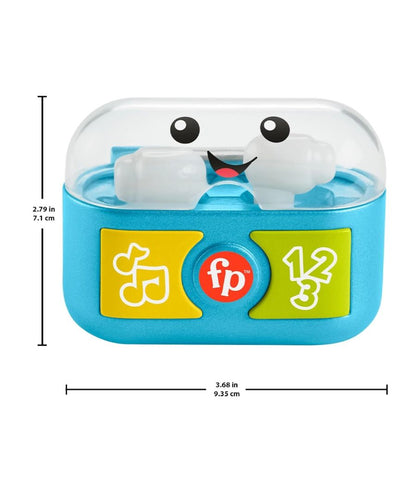 Fisher-Price Baby &amp; Toddler Toy Laugh &amp; Learn Play Along Ear Buds with Music Lights Ages 6+ Months – Image 3