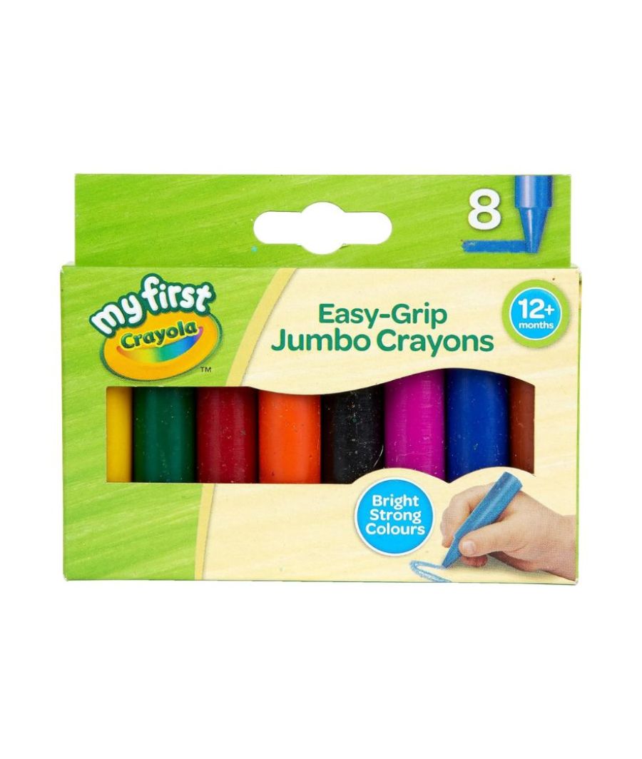 CRAYOLA MyFirst Jumbo Crayons Kids Aged 12 Plus Months, Multicolor, (Pack of 8)