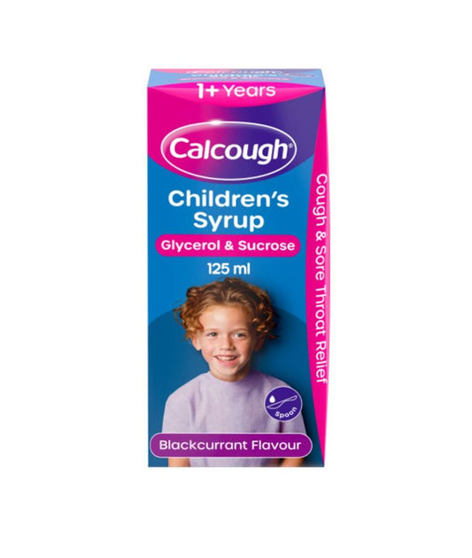 CalCough Children's Syrup Blackcurrant Flavour 1 Year + 125ml