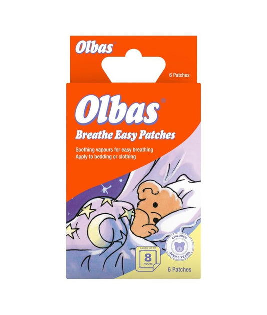 Olbas Breathe Easy Patches 6pk
