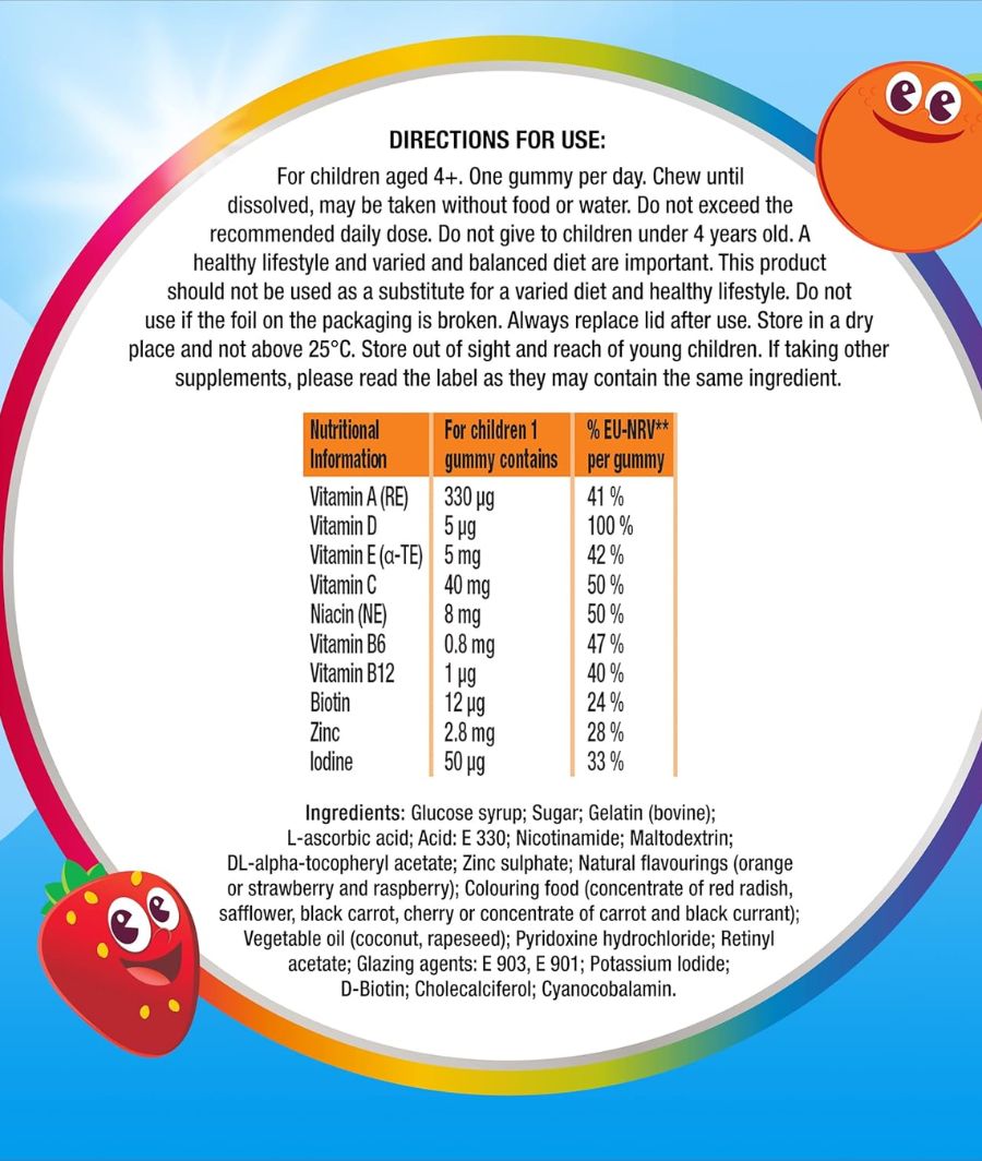 Centrum Multivitamins Orange and Mixed Berry Gummies – Image 3