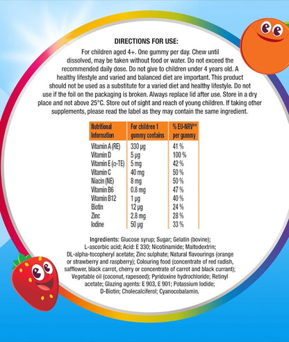 Centrum Multivitamins Orange and Mixed Berry Gummies – Image 3
