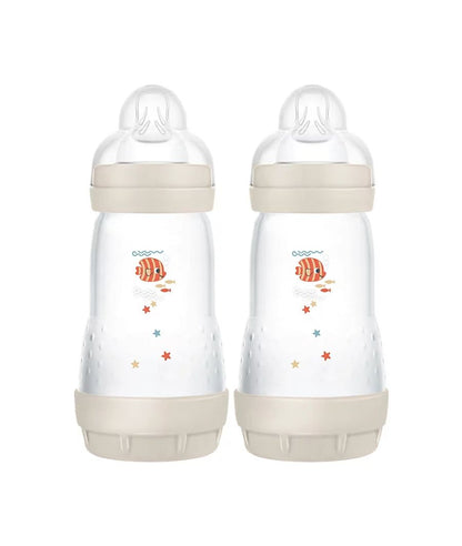 MAM Easy Start Anti-Colic Baby Bottles | 2 Pack (2 x 260ml)