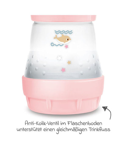 MAM PP bottle Easy Start Anti-Colic 160 ml - Dolphin - Pink – Image 2