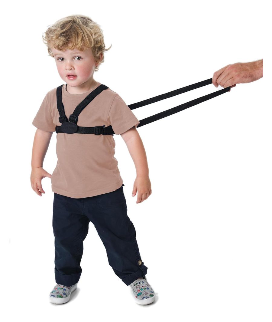 Red Kite Harness with Walking Rein (Black)