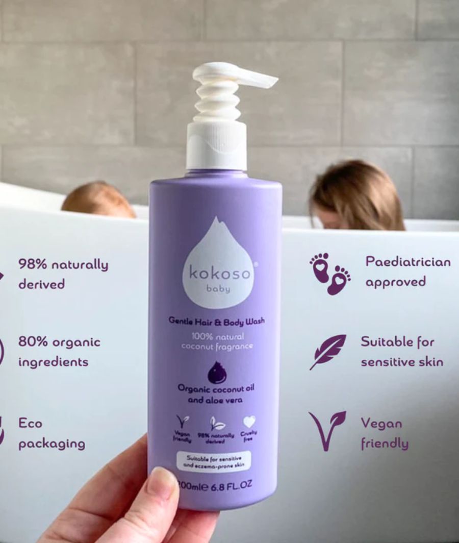 Gentle Hair & Body Wash Natural Coconut