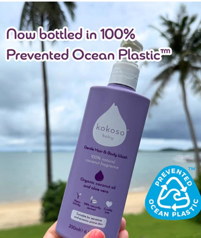 Gentle Hair & Body Wash Natural Coconut – Image 3