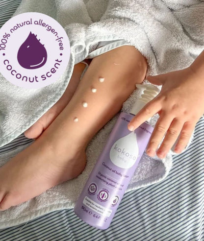 Coconut Oil Baby Lotion Natural Coconut – Image 2