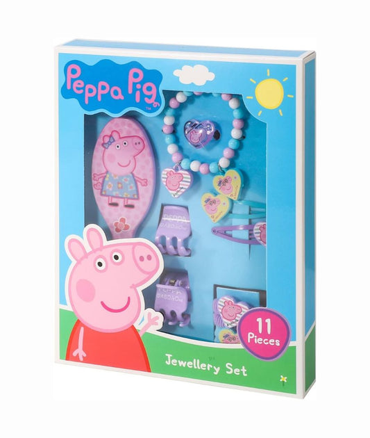 Peppa Pig 11 Piece Jewellery & Fashion Accessories Beauty Set