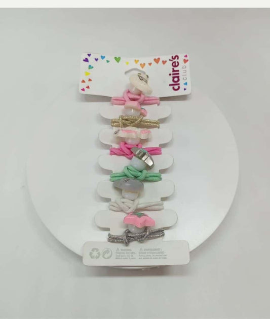 Claire’s Club Colorful  Hair Ties – 6 Pack