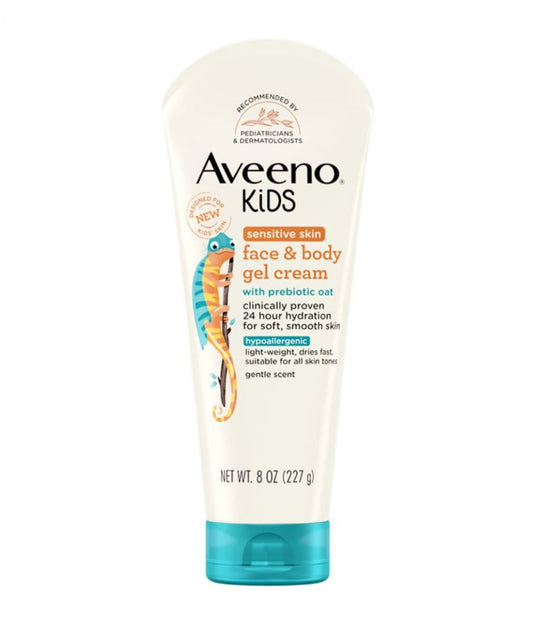 Aveeno Kids Sensitive Skin Face &amp; Body Gel Cream 277 g