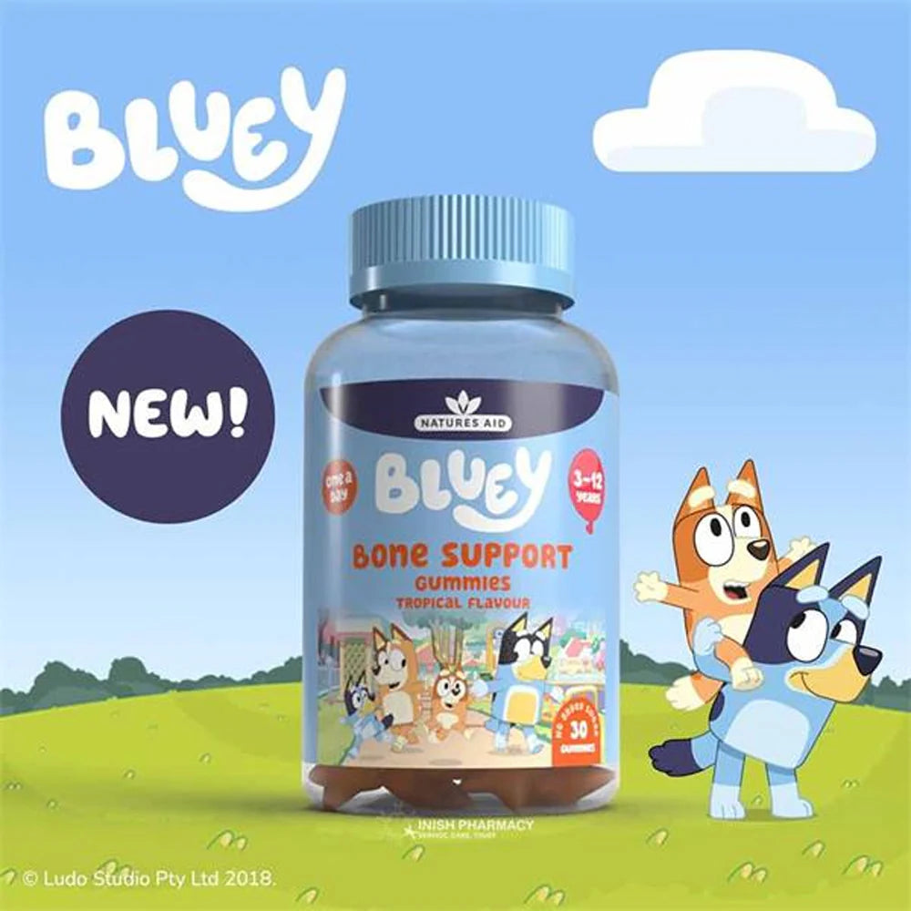 Bluey Bone Support Gummies Tropical Flavour (30 Gummies)