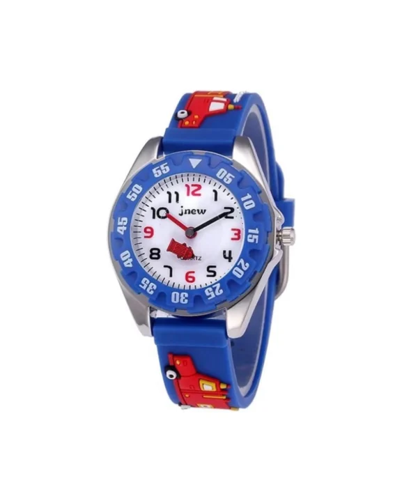 3D Lovely Cartoon Waterproof Silicone Kids Quartz Time watch