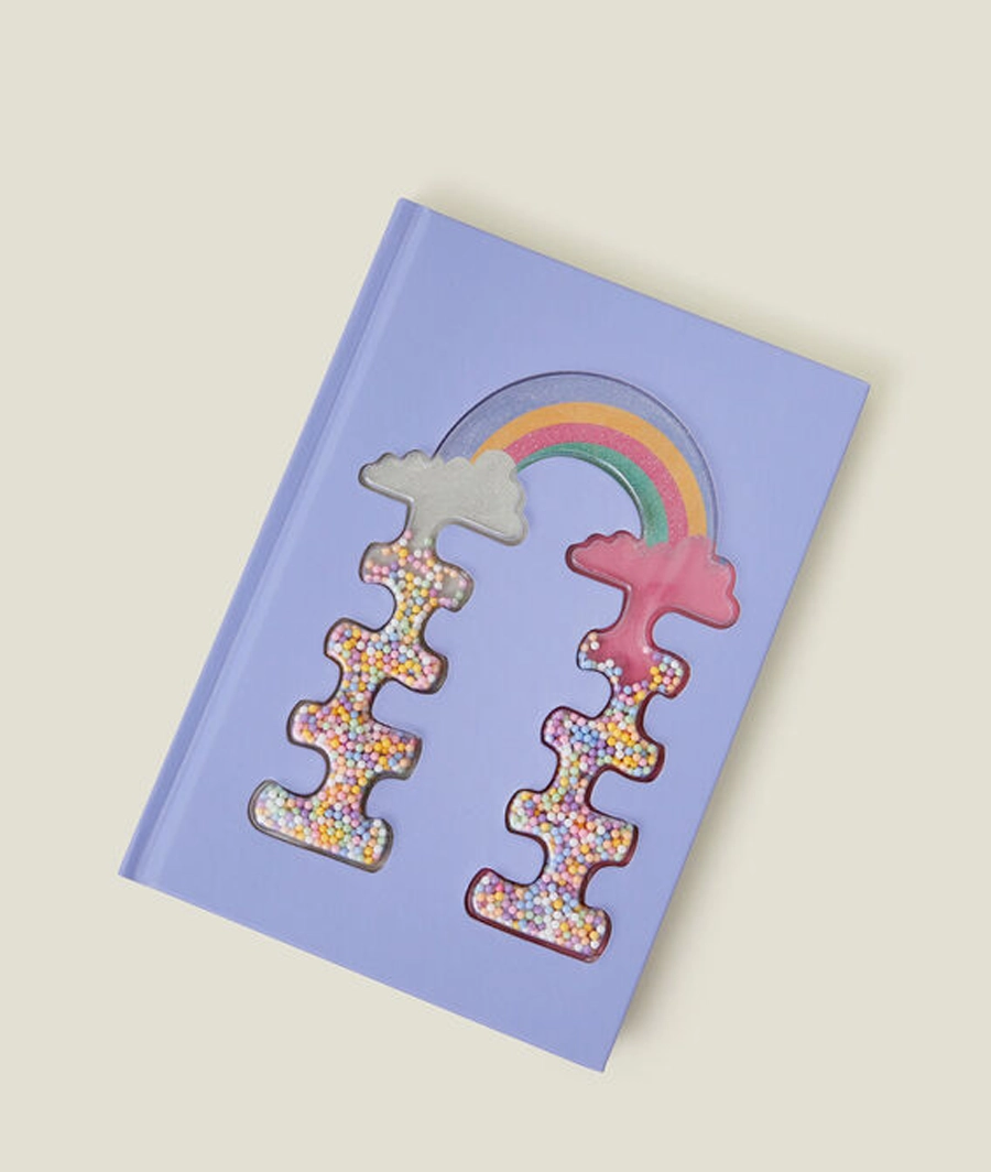 Girls Rainbow Shakey Notebook