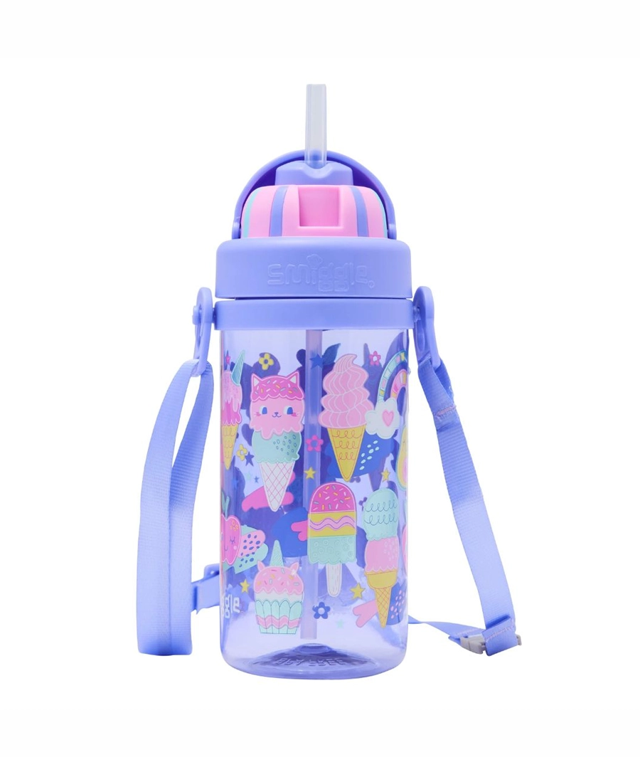 Smiggle Drink Bottle With Strap 400Ml