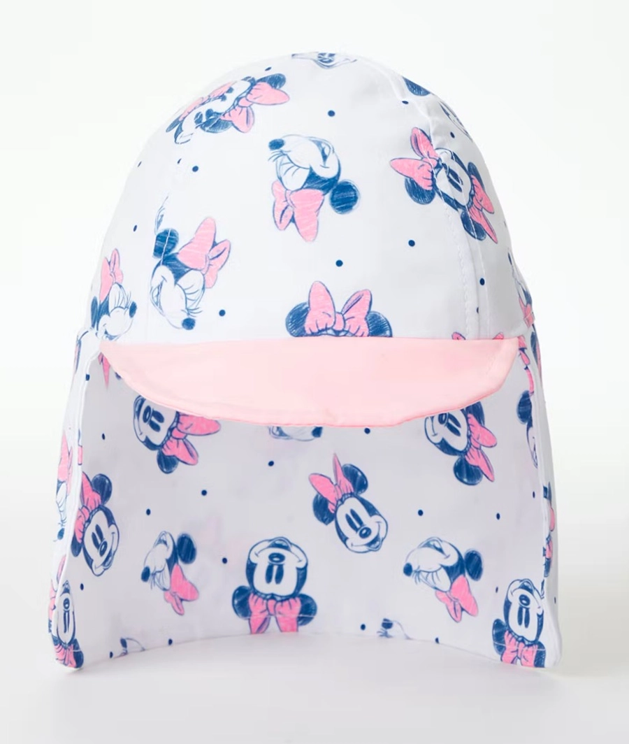 Unisex White Disney Minnie Mouse Keppi Sun Hat