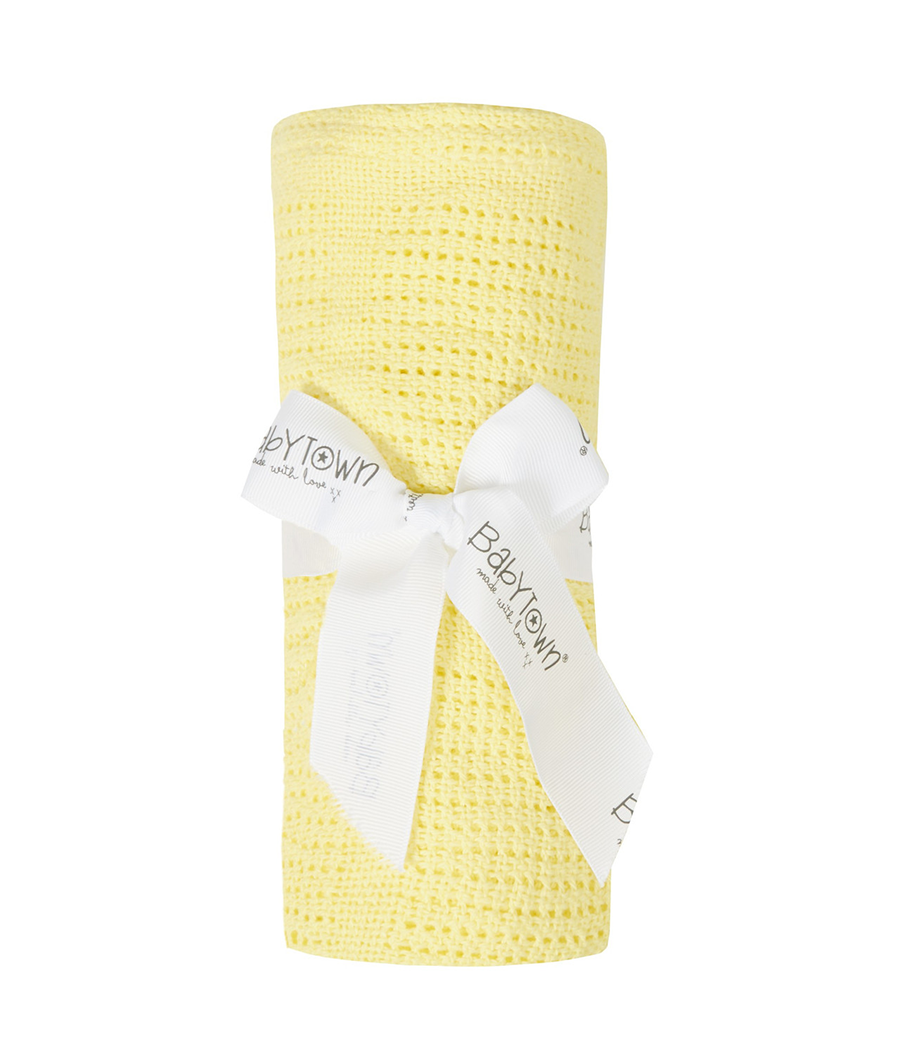 Baby Lemon Cellular blanket 70X90cm