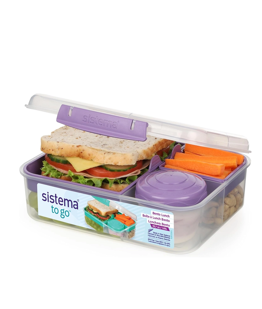 School Lunch Box purple