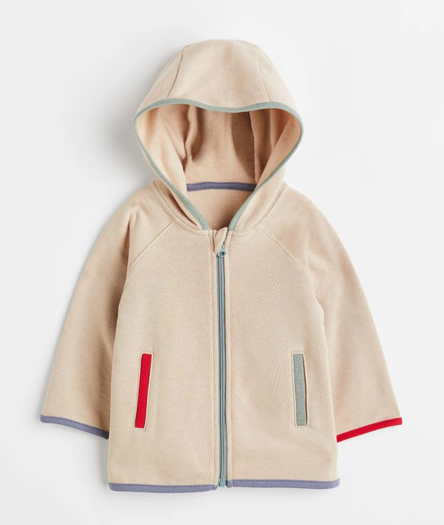 Zip-through hoodie