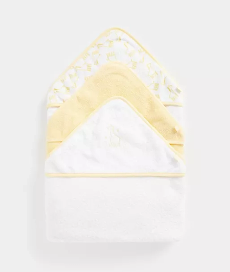 Mothercare Giraffe Cuddle and Dry Hooded Towels - 3 Pack