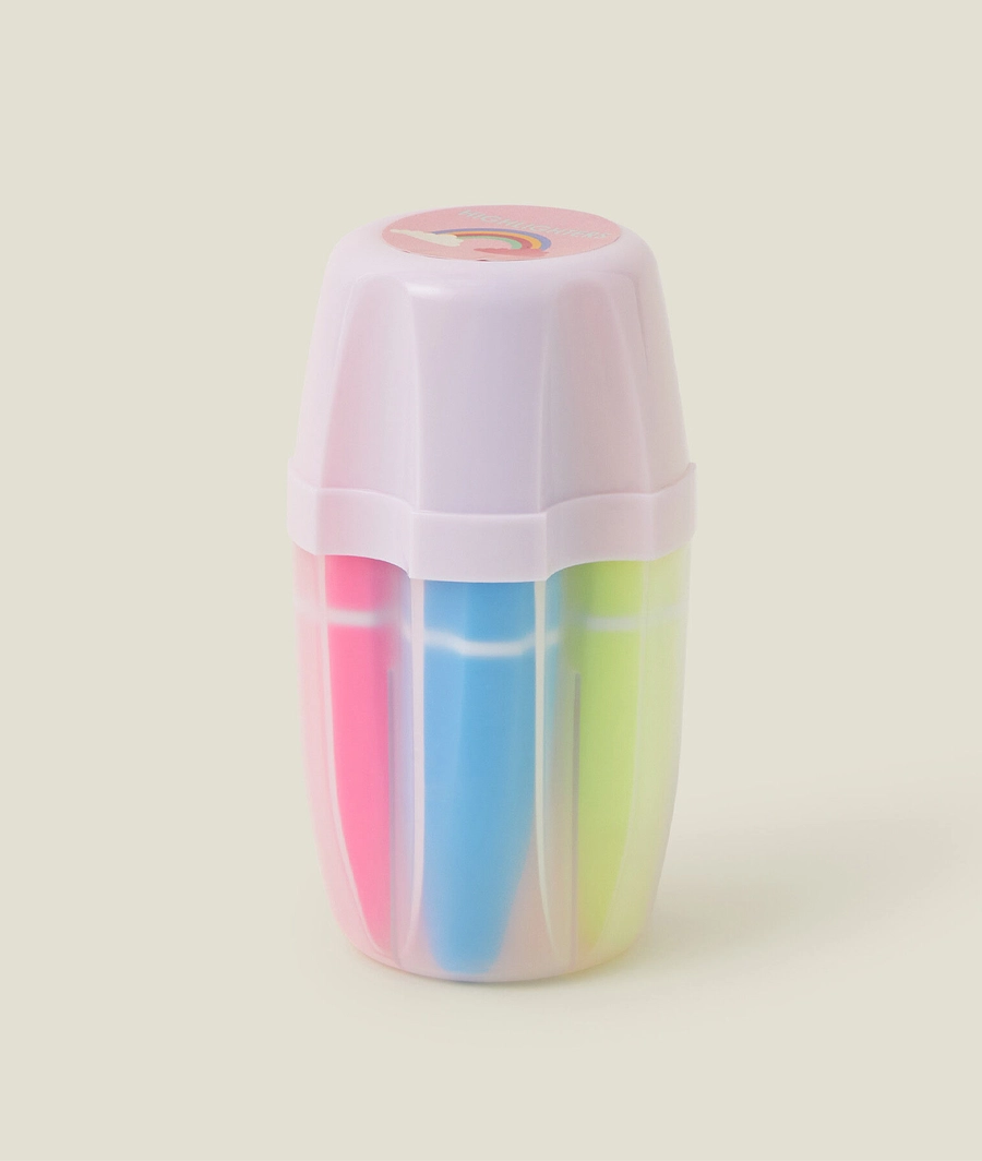 5-Pack Girls Pot of Highlighters