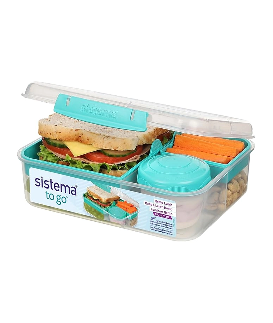 School Lunch Box Minty Teal