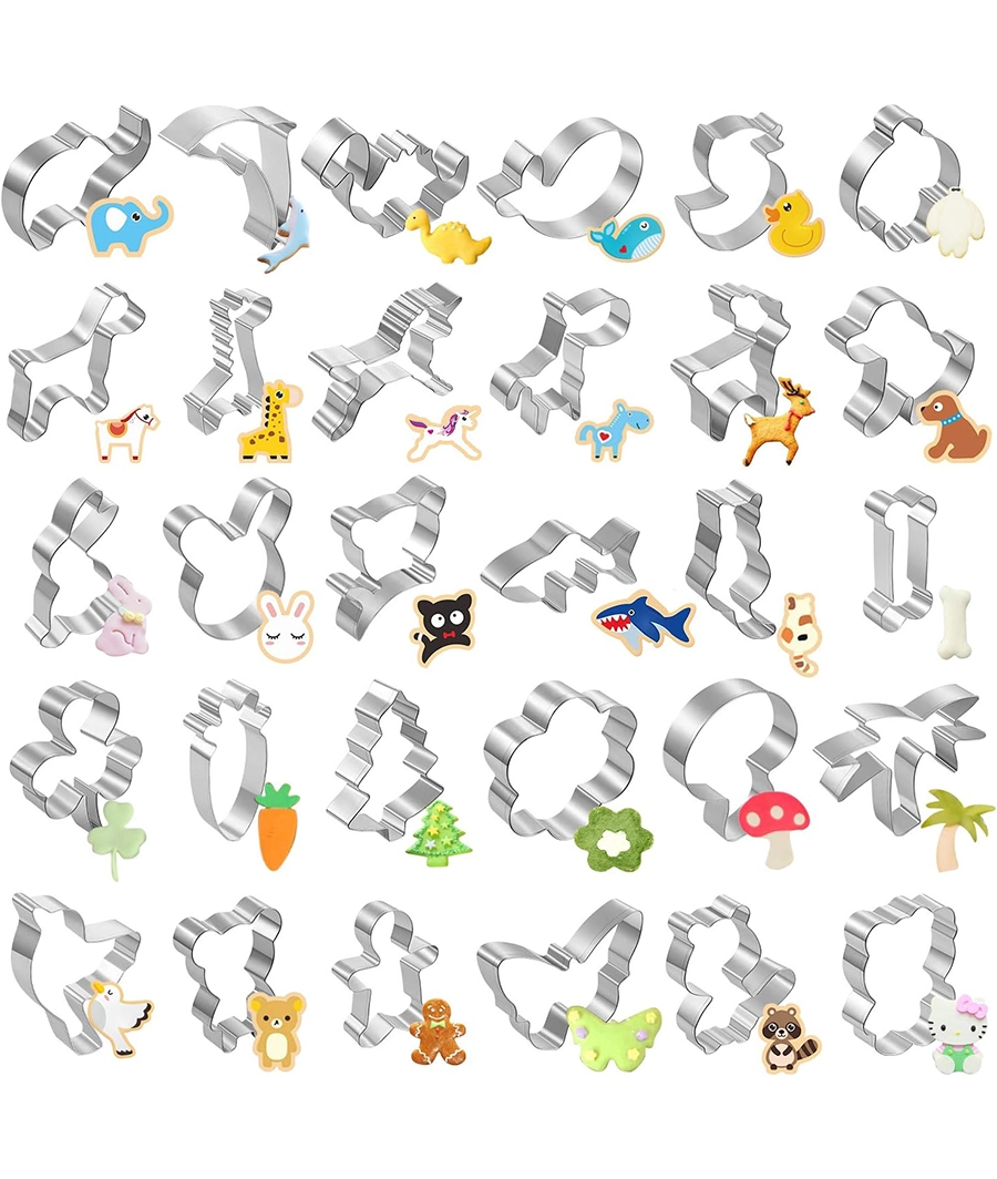 Cookie Cutters - 30 pcs Cartoon Biscuit Cutter